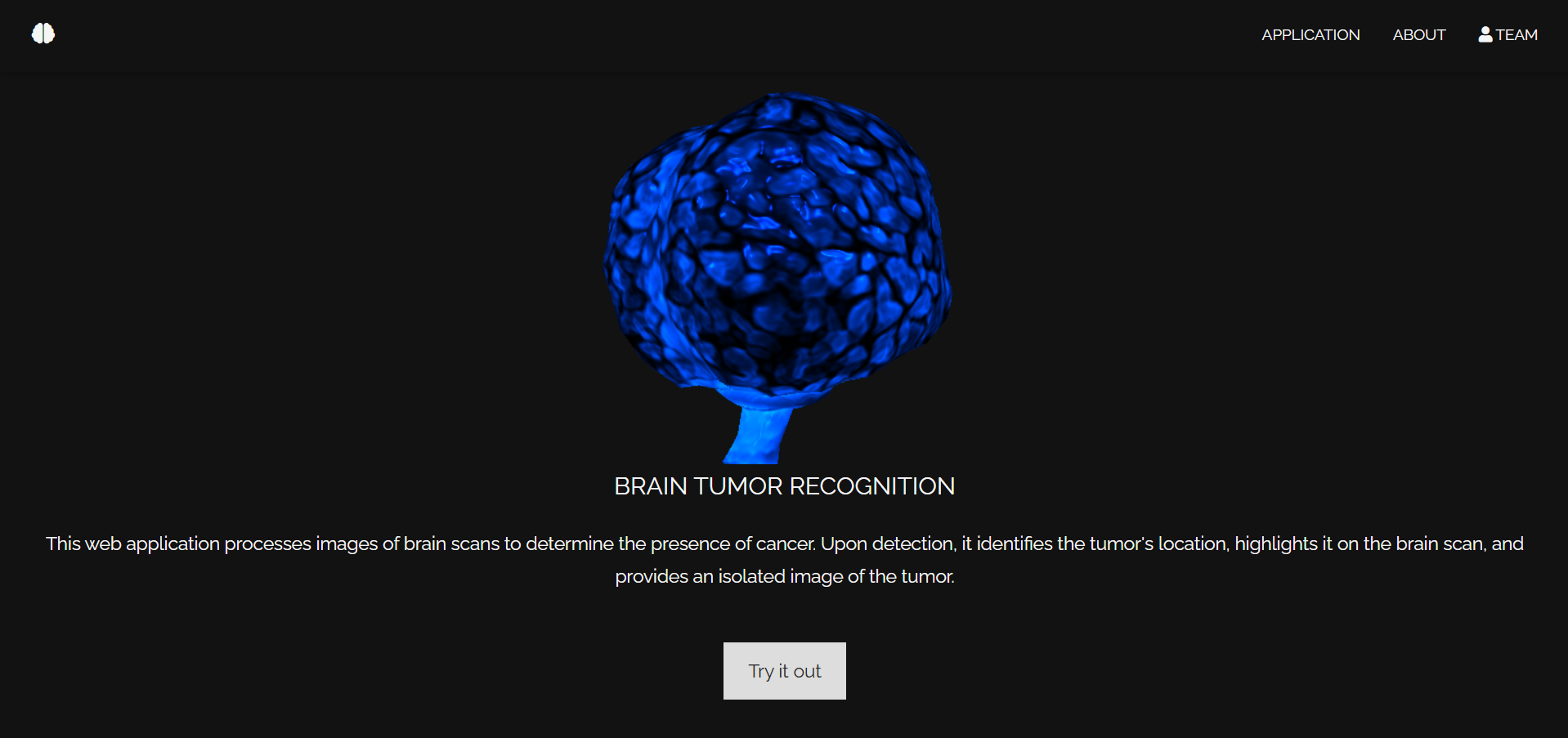 Brain tumor recognition software